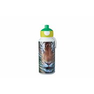 Vyskakovací láhev na pití campus  400 ml - animal planet tiger, mepal